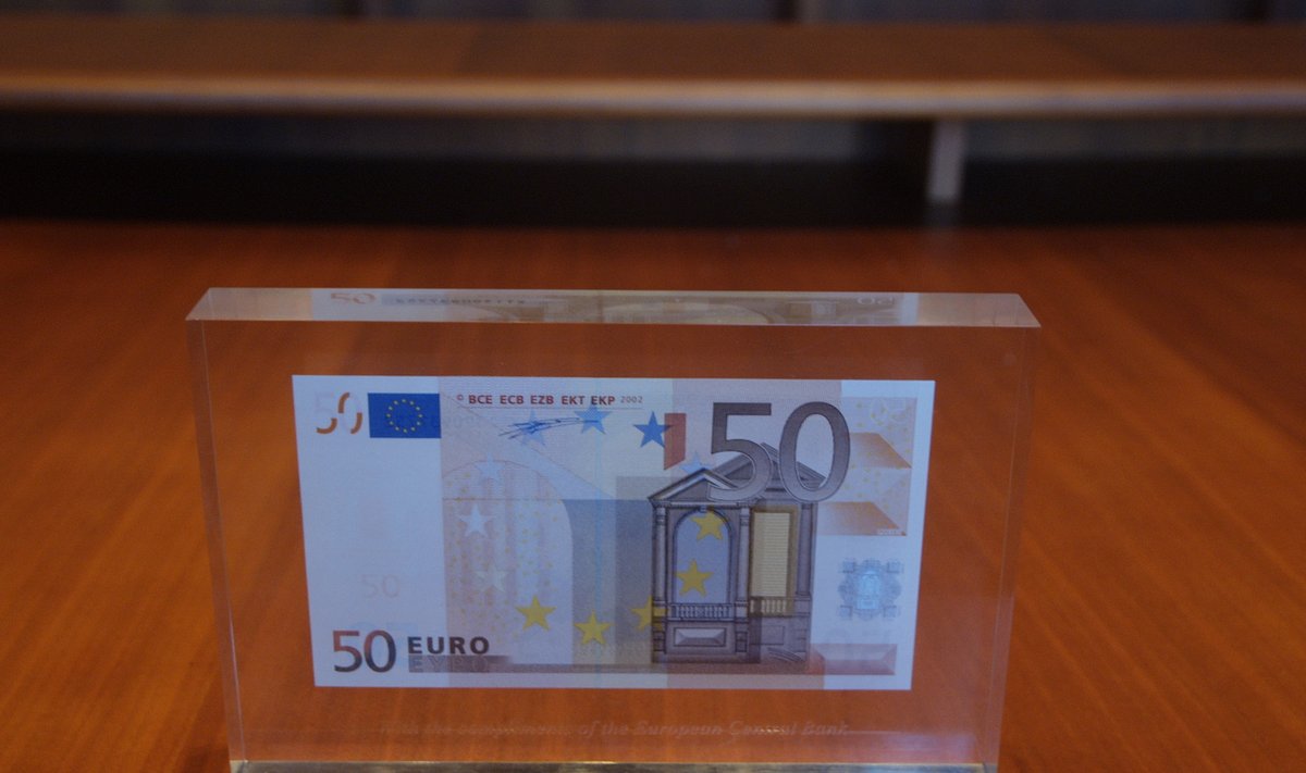 Eestis suurima võltsimisohuga rahatäht on 50eurone kupüür.