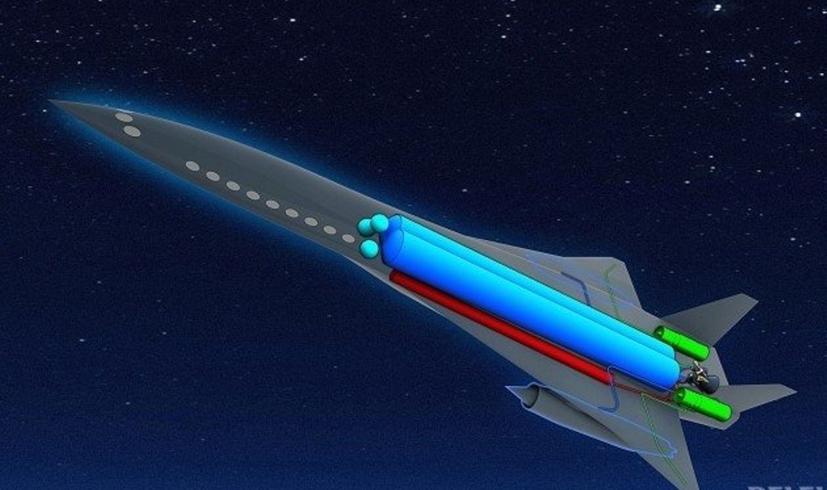 SEHST ehk Zero Emission Hypersonic Transportation ehk Nullsaastega Üliülehelikiirussõiduk. Foto: EADS, AFP