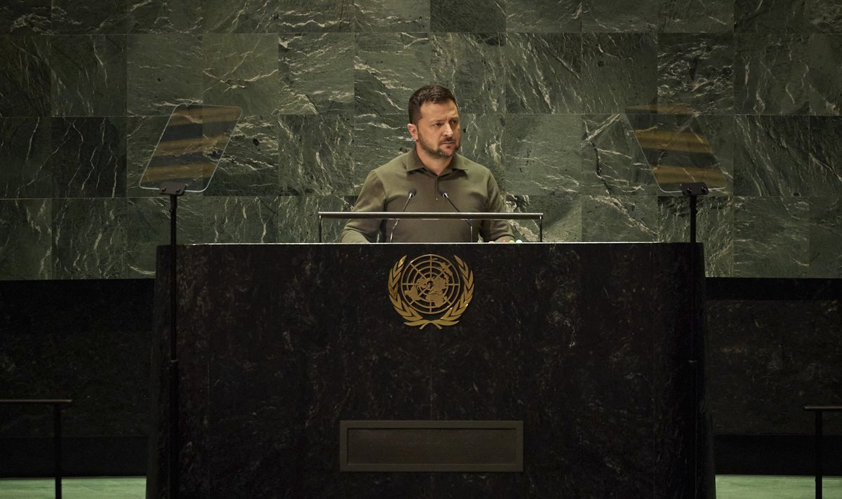 Volodõmõr Zelenskõi ÜRO peaassambleel