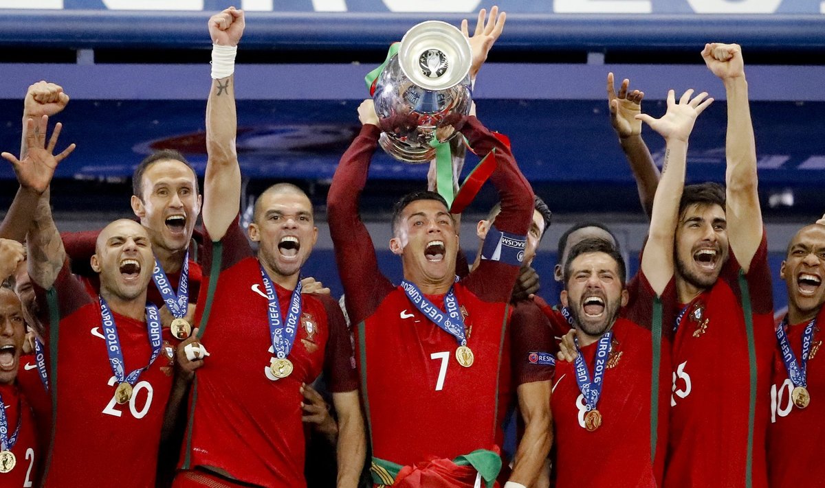 Portugal võitis jalgpalli EMi finaalis Prantsusmaad