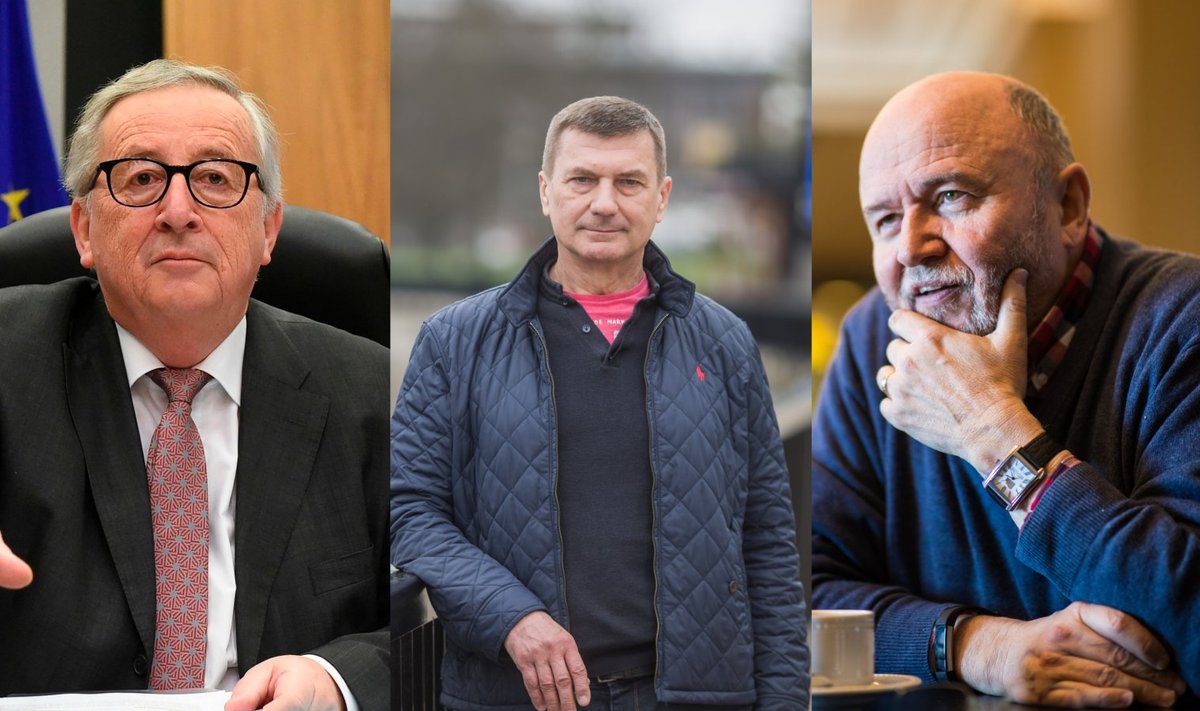 Jean-Claude Juncker, Andrus Ansip, Igor Gräzin