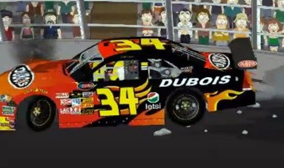 Cartman katsub rammu NASCARiga