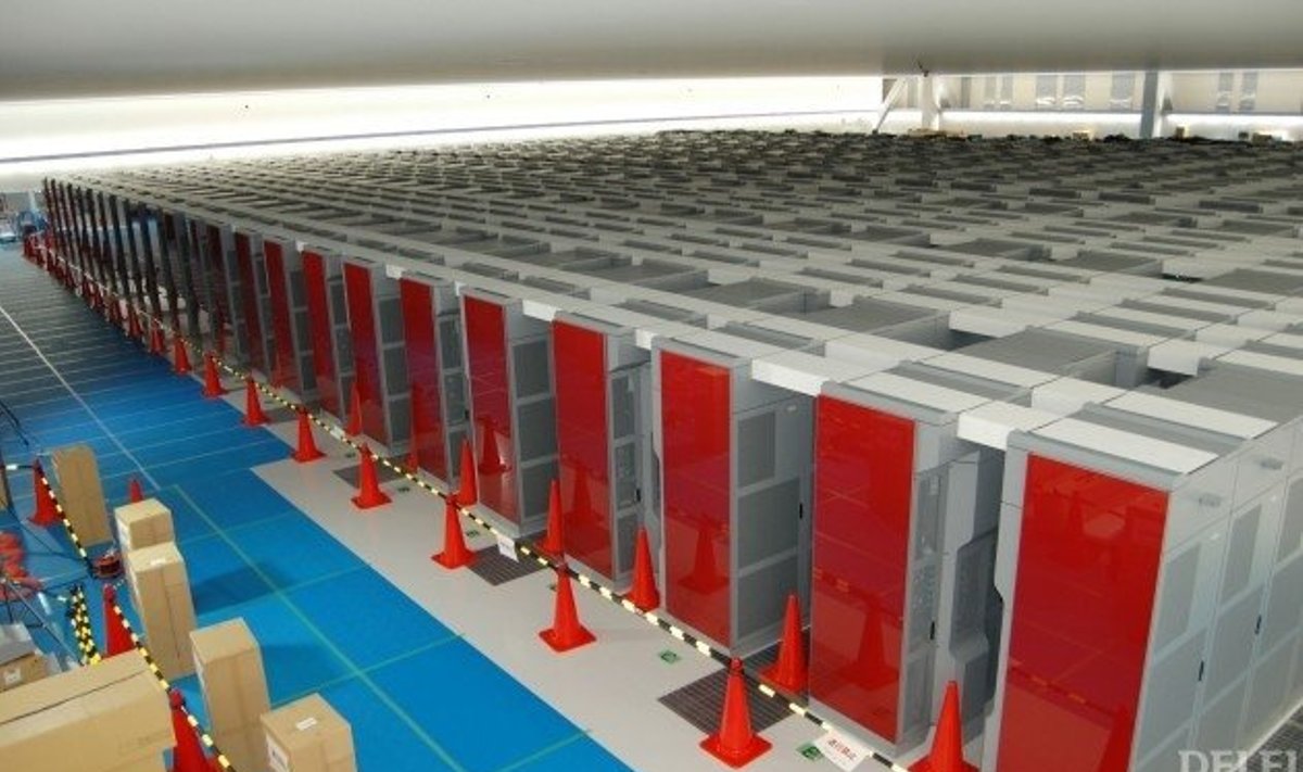 Jaapanlaste maailma kiireim superarvuti. Foto: AFP, HO, RIKEN