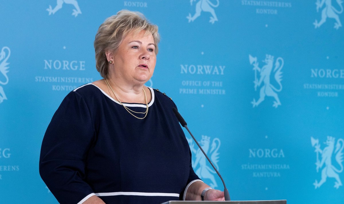 Norra peaminister Erna Solberg