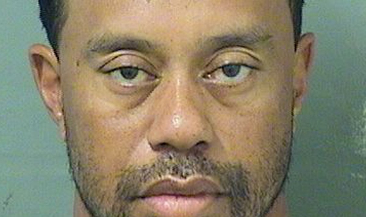 FILE PHOTO: Woods appears in a booking photo released by Palm Beach County Sheriff's Office in Palm Beach
