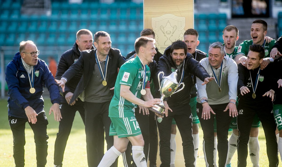 Jalgpalli karikafinaal FCI Levadia vs FC Flora
