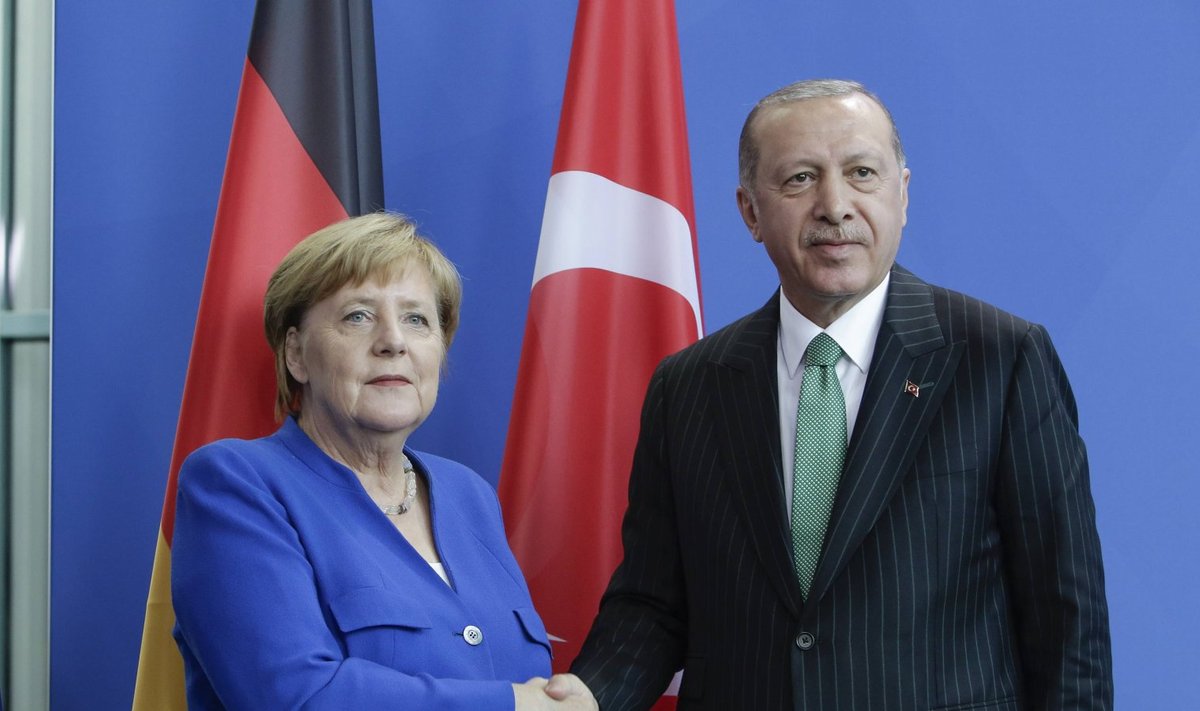 Angela Merkel ja Recep Tayyip Erdogan