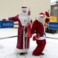 Narvas kohtusid jõuluvana ja näärivana