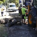 ФОТО | Кристийне затопило: прорвало трубопровод, из крана течет грязная вода