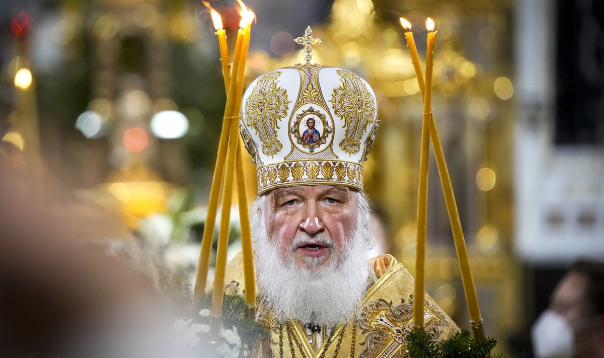 KIRIKUPEA: Patriarh Kirill on avaldanud sõda pooldavaid seisukohti. Sellega toetab ta Putini poliitikat.
