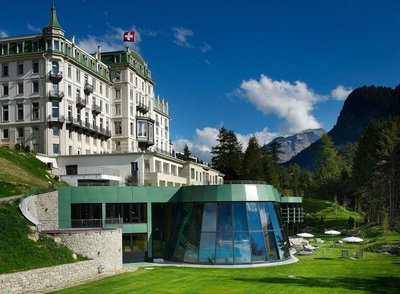 The Grand Hotel Kronenhof Šveitsis on maailma parim hotell.