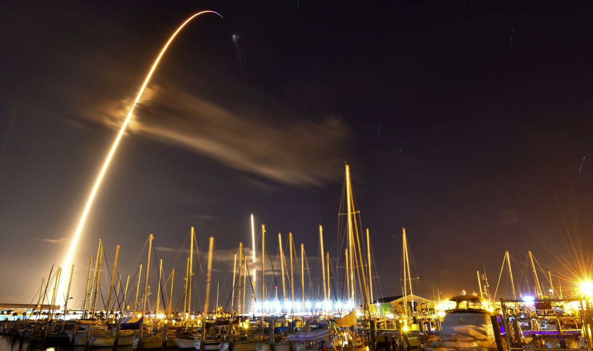Falcon 9 start Floridas