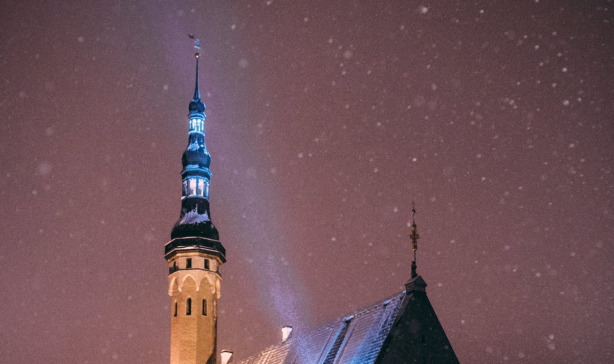 Tallinn lumetormis