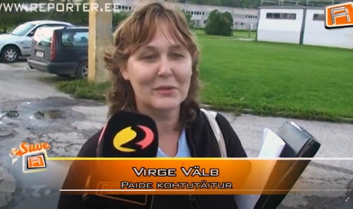 KUI ELU OLI VEEL LILL: Virge Välb aastaid tagasi Kanal 2 uudistesaatele intervjuud andmas.
