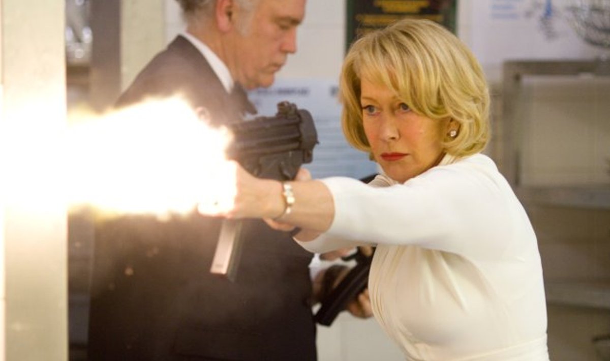 Võluvat täpsuslaskurit Victoriat kehastab filmis “RED – eriti ohtlikud agendid” Helen Mirren.