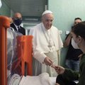 ФОТО | Папа Римский посетил больницу с украинскими беженцами