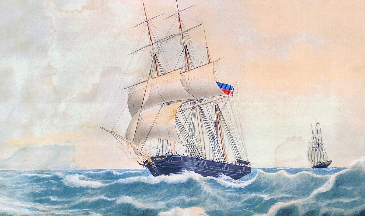 Pühalepa kihelkonnas Suursadamas ehitatud kolmemastiline parklaev Hioma seilas maailma meredel küll Vene lipu all, kuid nii laev kui meeskond peale juhtkonna olid ehthiiumaised.