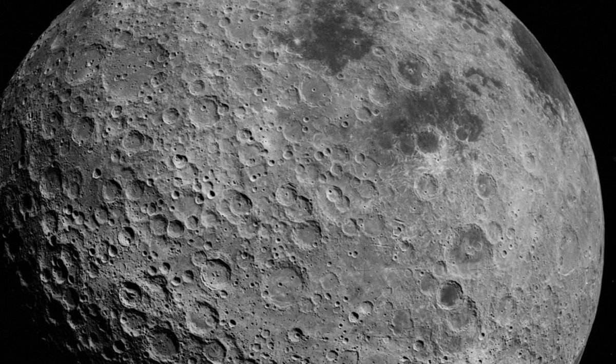 Kuu tagumine külg. Foto: Apollo 16, 1972. aastal / NASA