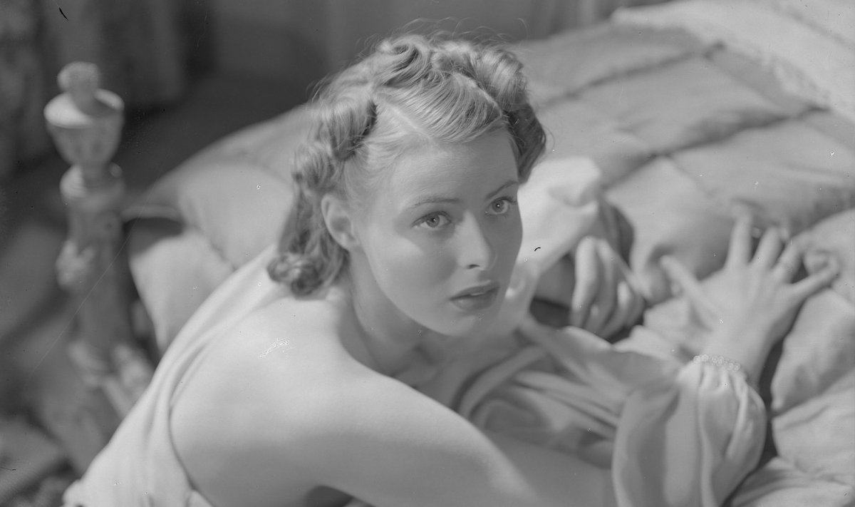 Filmi „Ainult üks öö” (1939) võtteplatsil tehtud foto, mis soojendas kindlasti ka ilmasõja kaevikuid.