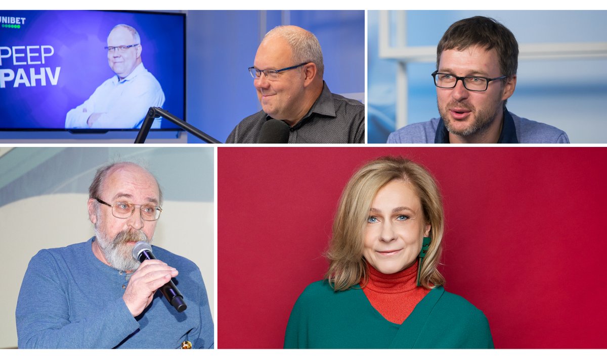 "Mehed ei nuta" kolmik Jaan Martinson, Peep Pahv ja Tarmo Paju andis aru Eesti Naise peatoimetaja ja "Suhtejuttude" saatejuht Heidit Kaiole.
