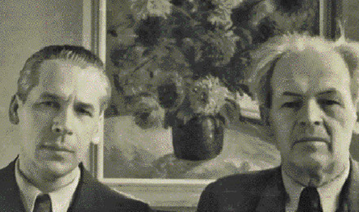 Daniel Palgi koos Peet Vallakuga 1950. aastatel