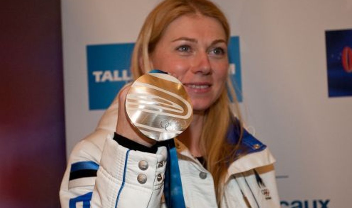 Kristina Šmigun-Vähi saabus