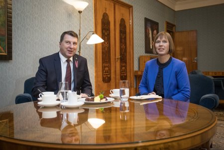 President Kaljulaid kohtub Läti president Vejonisega