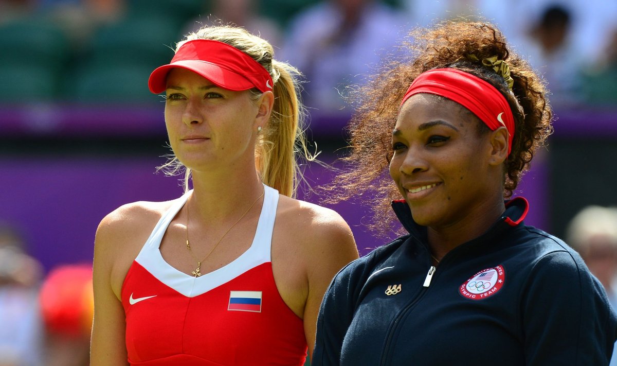 Maria Sharapova  ja Serena Williams