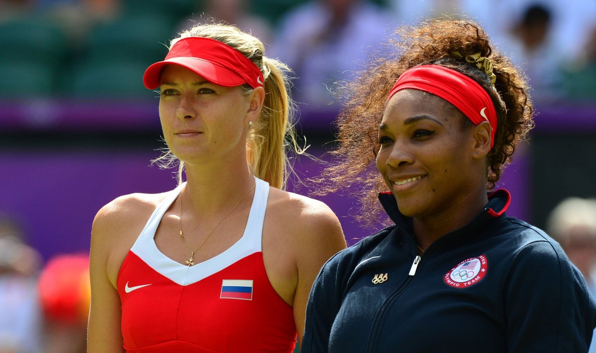 Maria Sharapova  ja Serena Williams