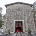 ФОТО: Пострадавшая при пожаре часовня на кладбище Лийва будет восстановлена