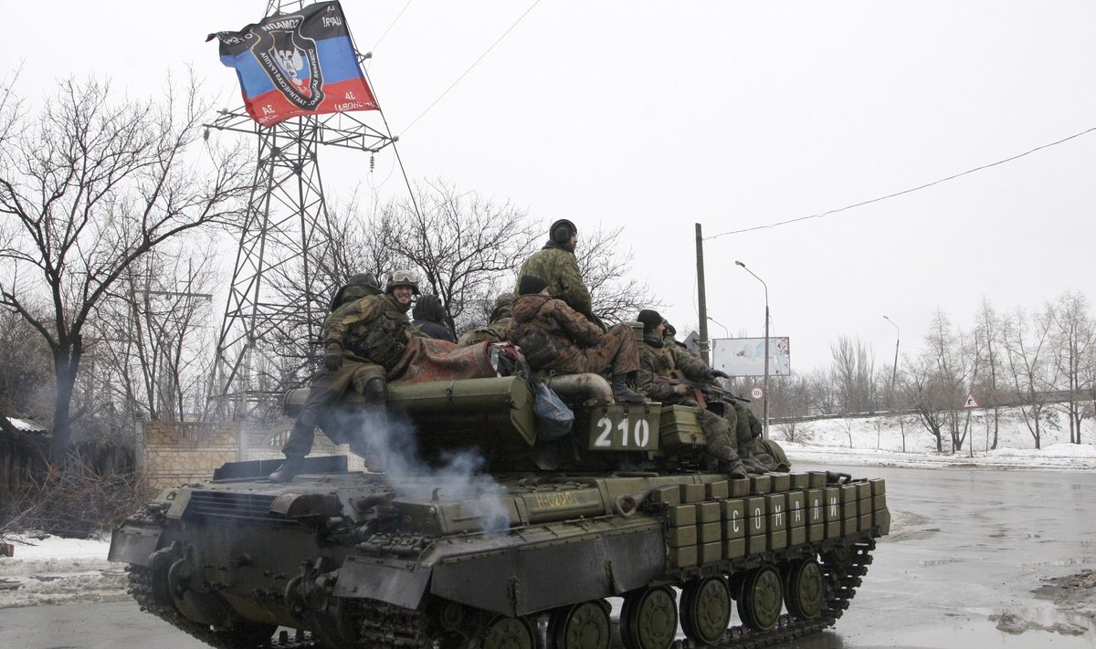 Танк Т-64БВ сепаратистов ДНР