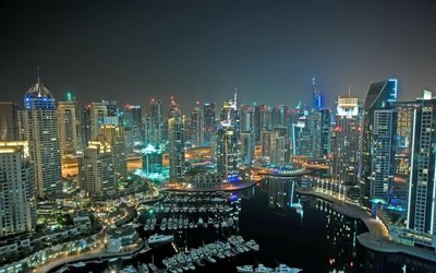 Dubai pilvelõhkujad.