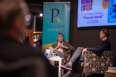 Margus Punab esitles oma raamatut "Meeste Tervis"