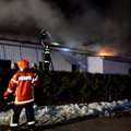 FOTOD SÜNDMUSKOHALT: Viljandimaal Karula külas põles lihatööstuse hoone lahtise leegiga