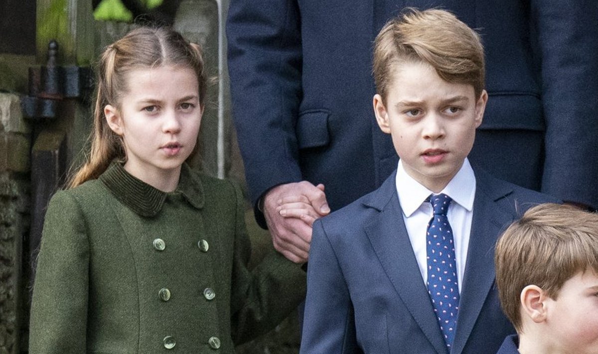 Printsess Charlotte (vasakul) koos oma vendade ja ema Catherine'iga 2023. aasta detsembris. See oli ühtlasi ka viimane kord, kui ta avalikkuse ette astus.