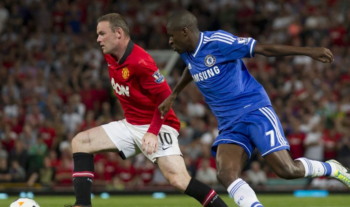 Wayne Rooney mängus Chelsea vastu. Kohtumine jäi 0:0 viiki.