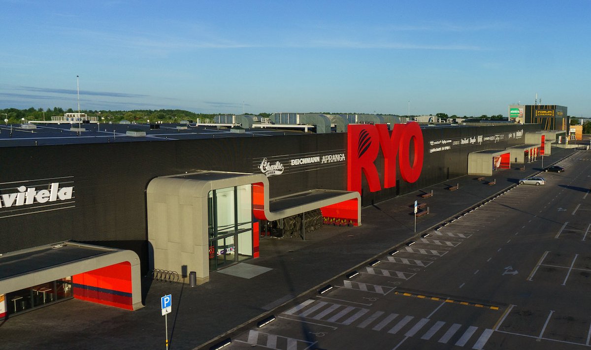 RYO kaubanduskeskus Leedus Panevėžyses