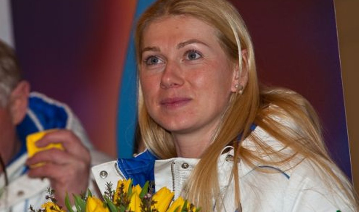 Kristina Šmigun-Vähi saabus