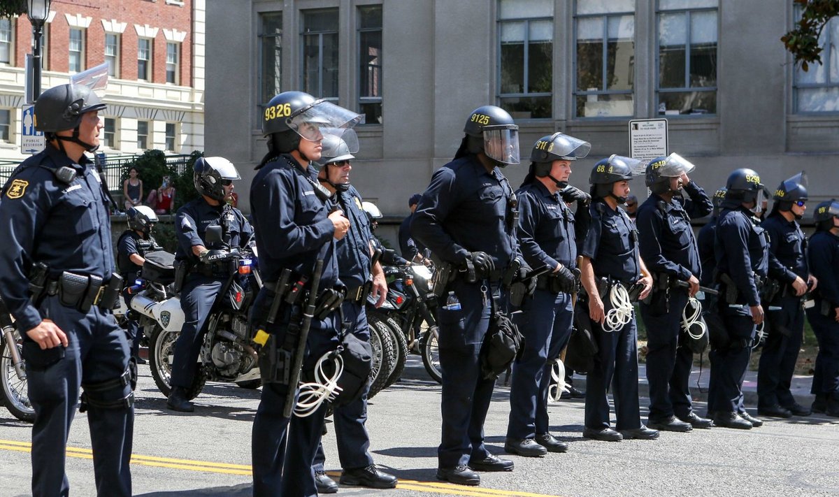 Politsei märulipatroll 27. augustil San Fransiscos