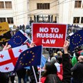 Gruusia võimupartei võtab šnitti Venemaa poliitikast. Vastuoluline välisagentide seadus läheb teisele katsele