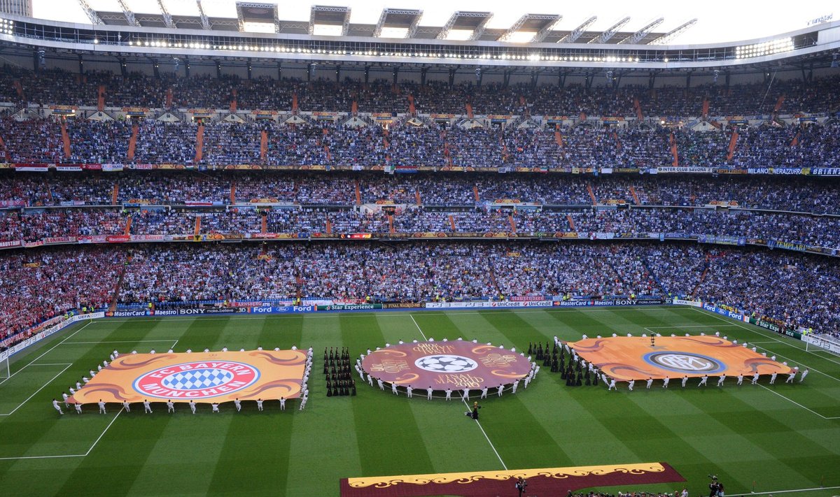 Santiago Bernabeu staadion Madridis.