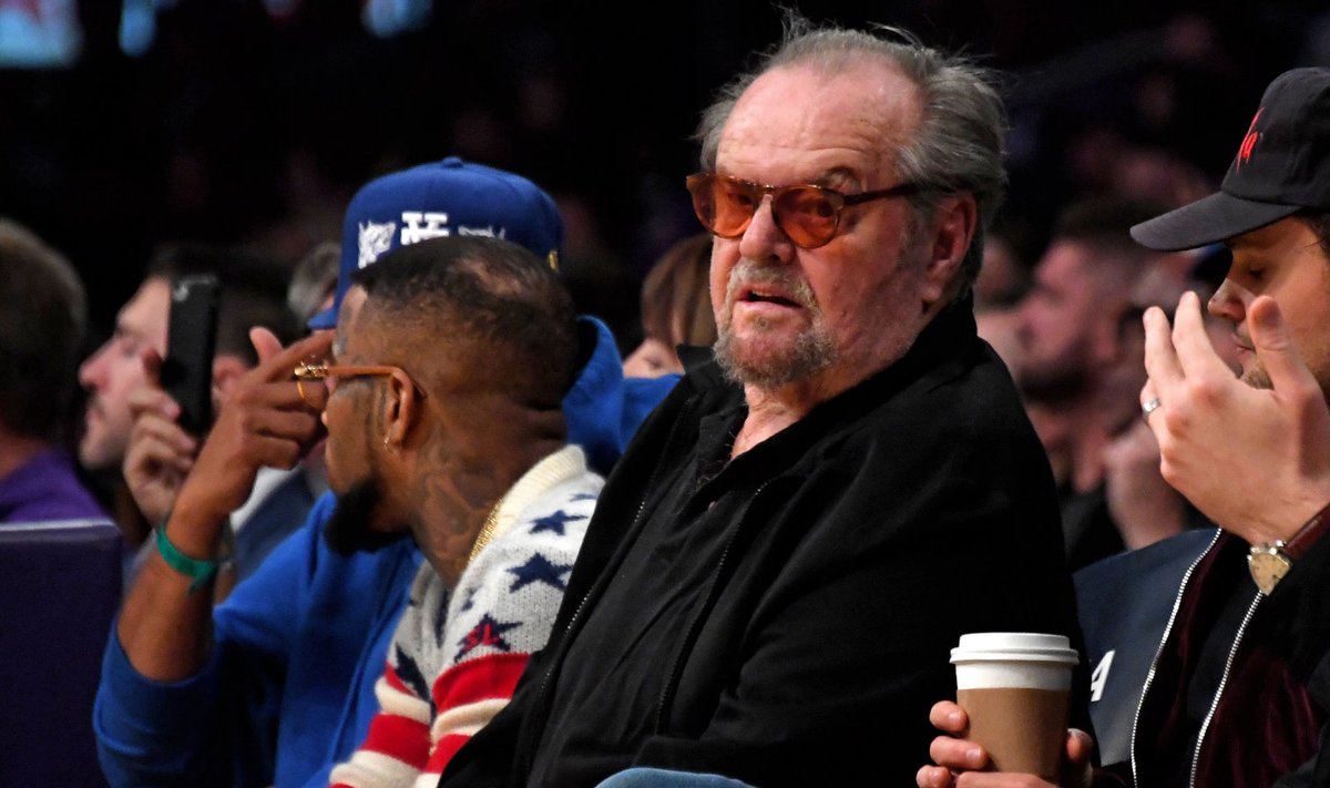 Jack Nicholson tänavu jaanuaris Lakersi koduhallis