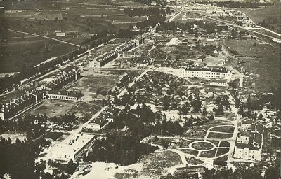 Vaade sõjakooli alale 1930. aastatel.