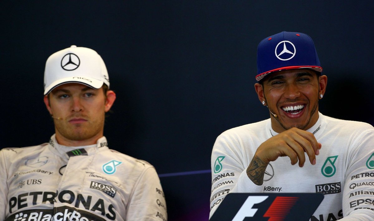 Nico Rosberg ja Lewis Hamilton
