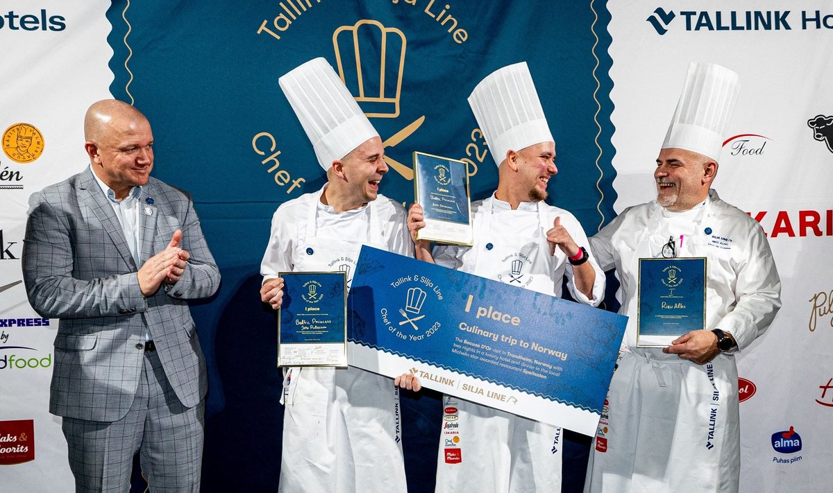 Победители поварского конкурса в рамках «Вкусная Эстония»
