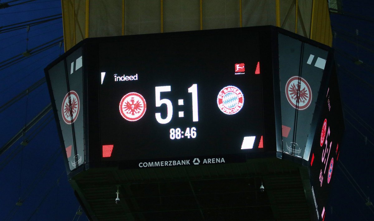Müncheni Bayernist täna Frankfurdile vastast polnud