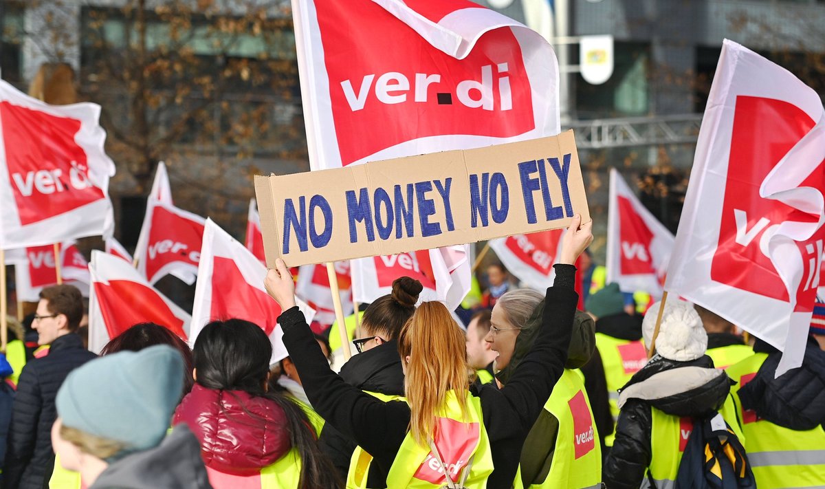 Euroala palgaläbirääkimised käivad käsikäes streikidega. 