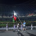 FOTO | Afganistani sportlased ei pääsenud riigist välja, kuid nende lipp oli paraolümpia avamisel kohal