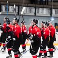 ВИДЕО | Клуб „Пантер“, обеспечивший себе место в плей-офф в Открытом чемпионате Латвии по хоккею, с крупным счетом обыграл рижскую команду