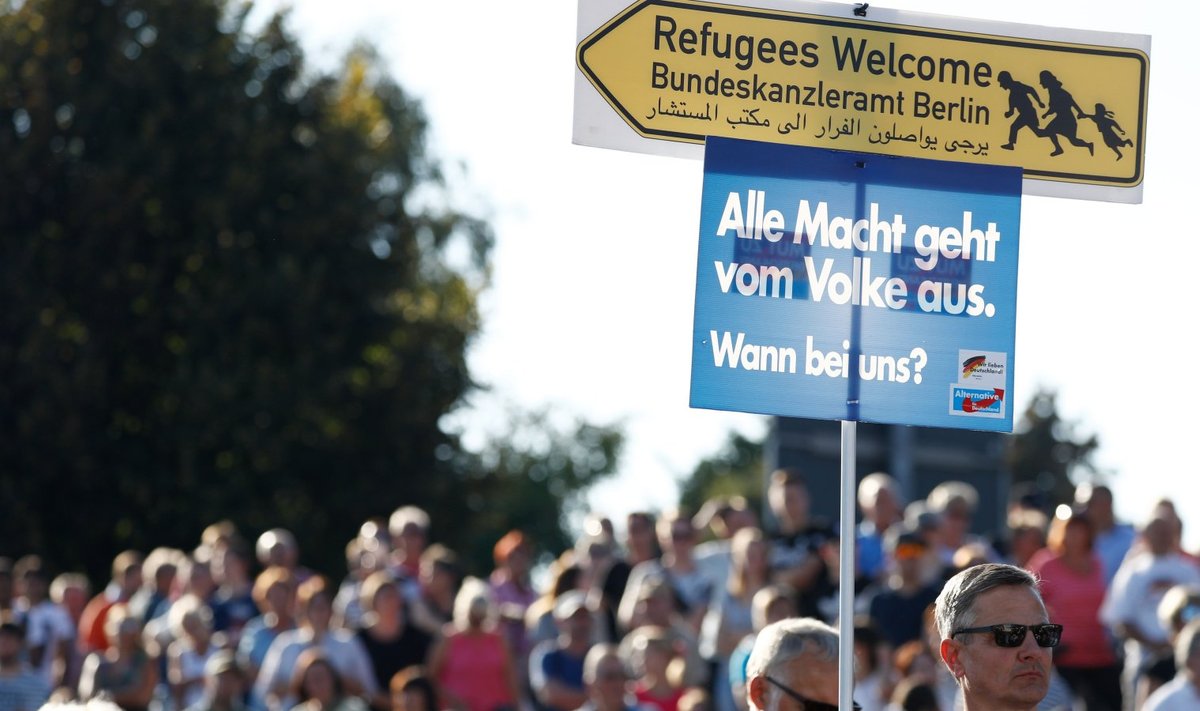 Protest Merkeli vastu